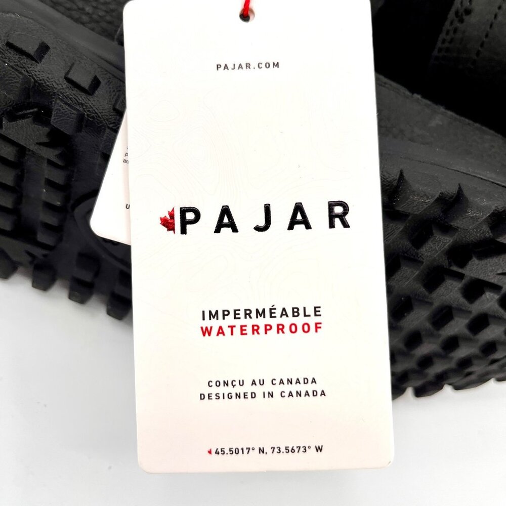 Pajar Fero 2.0 Boot Size 9.5M Black Waterproof Nylon Leather Winter Snow Boot - Picture 15 of 16